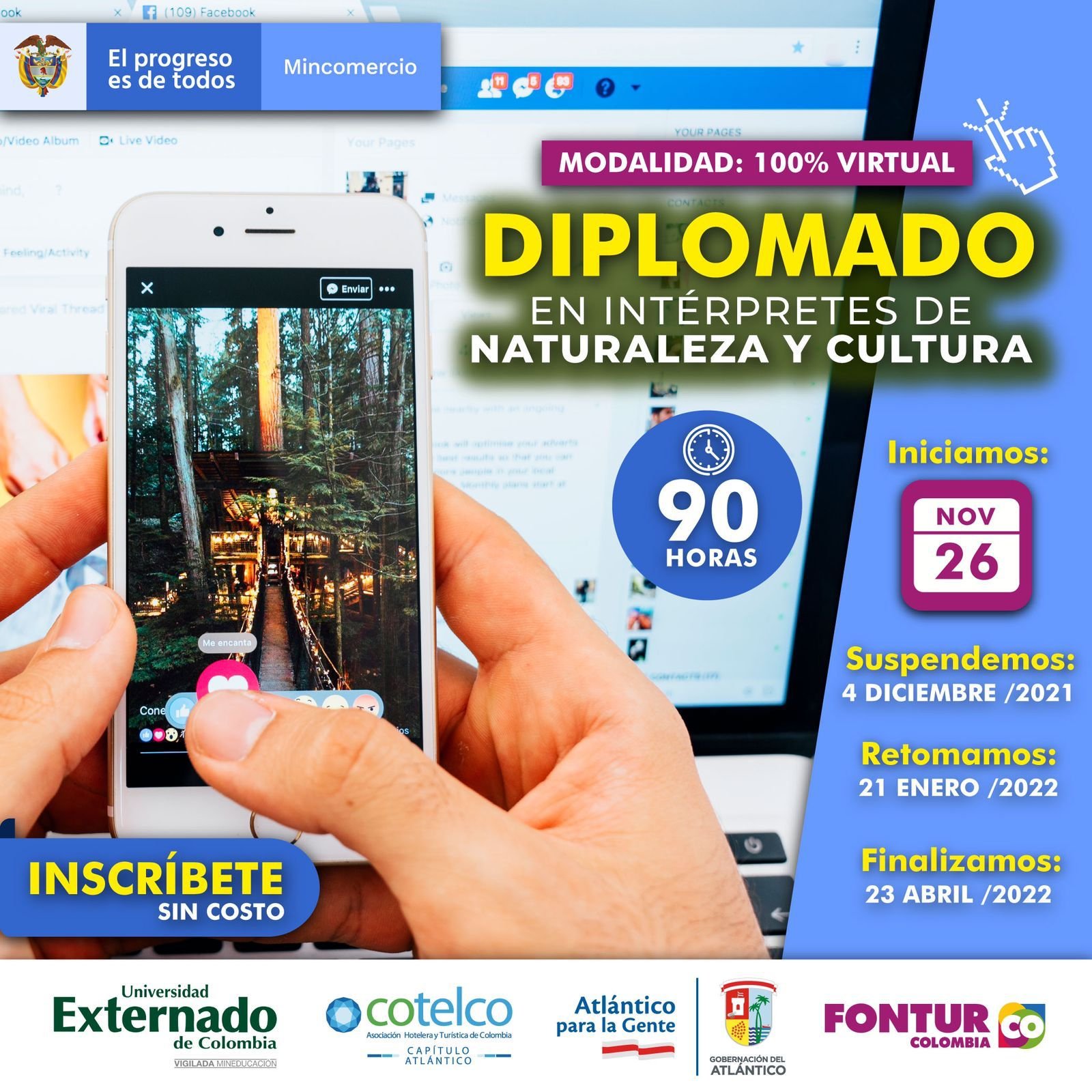 DIPLOMADO virtual en Intérpretes de Naturaleza y Cultura. 