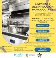 Limpieza y desinfección para cocinas